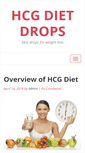 Mobile Screenshot of hcgdiet-drops.com